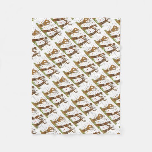 Couverture Polaire Autumn Trees Fleece Blanket (Devant)
