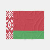 Couverture polaire avec drapeau patriotique biélor (Devant (Horizontal))