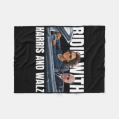 Couverture Polaire Avec Harris Et WAlzheimer Président Kamala Harris (Devant (Horizontal))