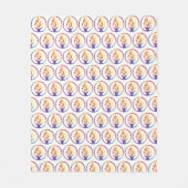 Couverture polaire avec logo UUCF en mosaïque (Devant)