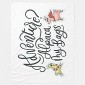 Couverture Polaire Aventure ? Alpaga mes sacs (Devant)