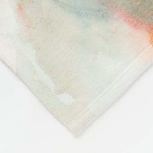 Couverture Polaire Aversion - Aquarelle bleue (Coin)