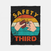 Couverture Polaire Avertissement Feu d'artifice Rackers Sécurité Troi (Devant)