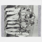 Couverture Polaire AVIATEURS de TUSKEGEE (les QUEUES de ROUGE) (Devant (Horizontal))