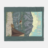 Couverture Polaire Avion de Bush et pêche - parc national de glacier, (Devant (Horizontal))