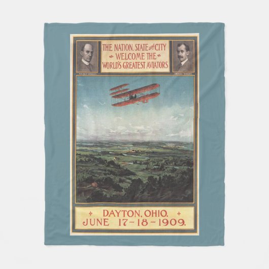 Couverture Polaire Avion de frères de Wright (Devant)