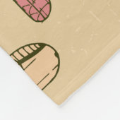 Couverture Polaire Avions rétro : Motif Vintage fissuré. (Coin)