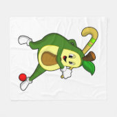 Couverture Polaire Avocado at hockey (Devant (Horizontal))