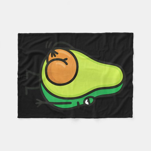 Couverture Polaire Avocado Butt Scratching, Funny, Jokes, Sarcastic  (Devant (Horizontal))