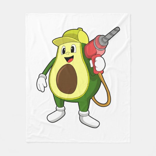 Couverture Polaire Avocado en tant que artisan avec exercices (Devant)