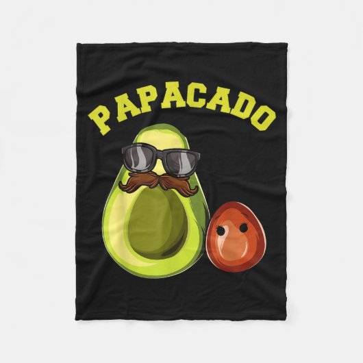 Couverture Polaire Avocado Shirt For Men, Papacado Pregnancy Announce (Devant)