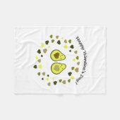 Couverture Polaire Avocado Valentine (Devant (Horizontal))