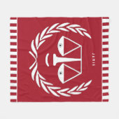 Couverture Polaire Avocat Personnalisé Fleece Blanket (Devant (Horizontal))