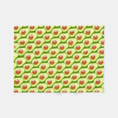 Couverture Polaire Avocat vert (Devant (Horizontal))