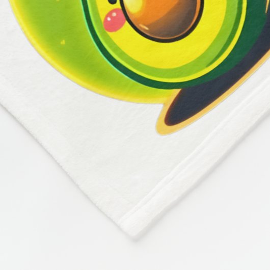 Couverture Polaire avocats mignons (Coin)