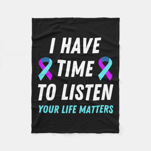 Couverture Polaire Avoir le temps d'écouter la sensibilisation à la p (Devant)