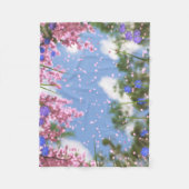 Couverture Polaire Avril Douches Blanche polaire (Devant)