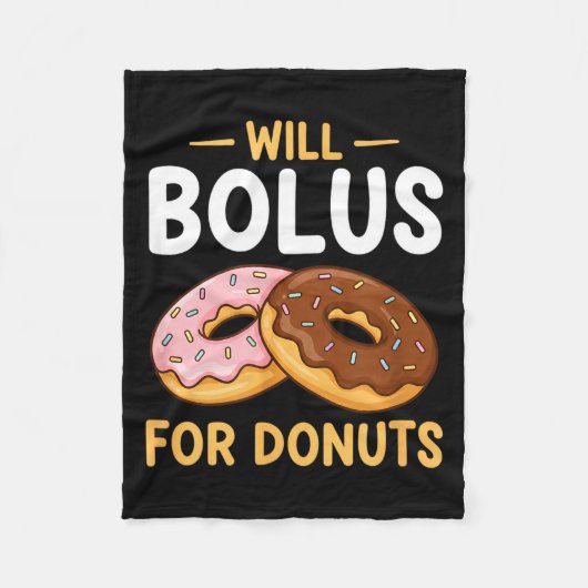 Couverture Polaire Awareness Will Bolus For Donuts, Diabetes (t1d) Bo (Devant)