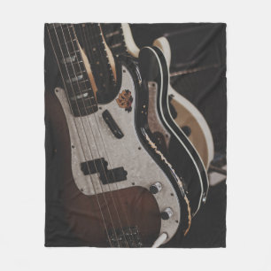 Couverture Polaire Awesome Bass Guitare