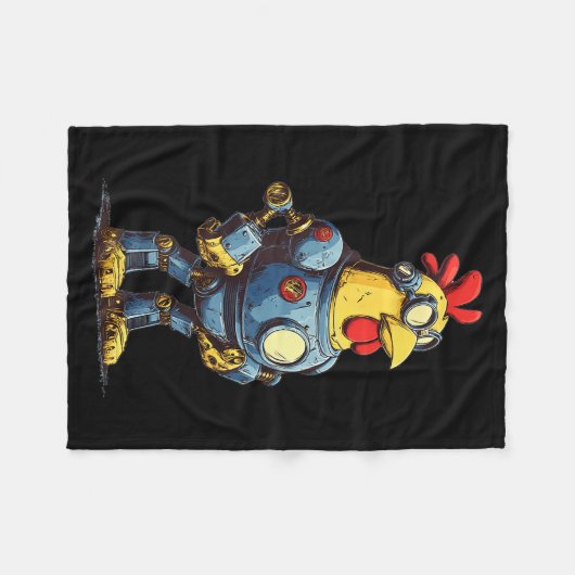 Couverture Polaire Awesome Chicken Robot For Future Animals Lovers (Devant (Horizontal))