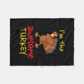 Couverture Polaire Awesome Turkey Matching Family Group Thanksgiving  (Devant (Horizontal))