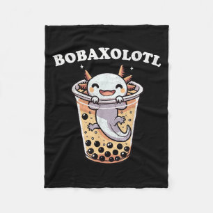 Couverture Polaire Axolotl Boba Thé Buble Thé Lait Anime Axolotl