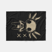 Couverture Polaire Axolotl Still Emo Goth  (Devant (Horizontal))