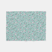 Couverture Polaire Axolotls en bleu (Devant (Horizontal))