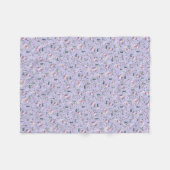 Couverture Polaire Axolotls en violet (Devant (Horizontal))