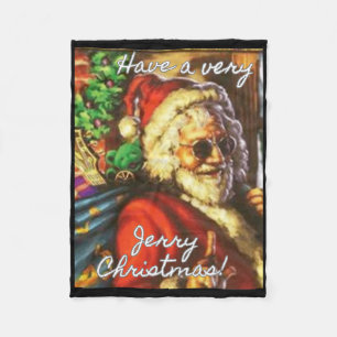 Couverture Polaire Ayez Très Joyeux Noël Garcia Père Noël Holiday