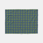 Couverture Polaire Ayrshire Scotland District Tartan Fleece Blanche (Devant (Horizontal))