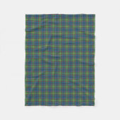Couverture Polaire Ayrshire Scotland District Tartan Fleece Blanche (Devant)