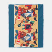 Couverture Polaire Aztec Aztecs (Devant)