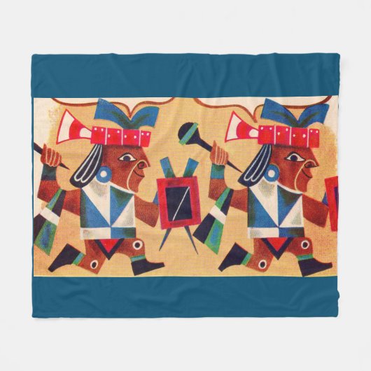 Couverture Polaire Aztec Aztecs (Devant (Horizontal))