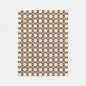 Couverture Polaire Aztec Cross Pattern Boho Southwest Design Pet  (Devant)