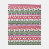 Couverture Polaire Aztec pattern, stripes. (Devant)
