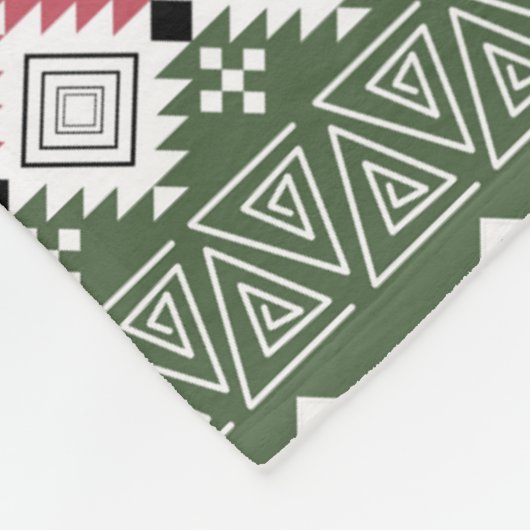 Couverture Polaire Aztec pattern, stripes. (Coin)