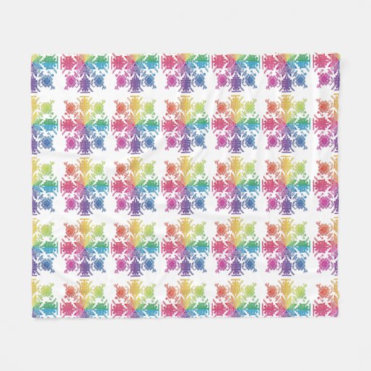 Couverture Polaire Aztèque (Devant (Horizontal))