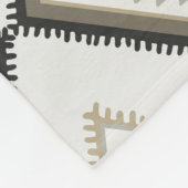 Couverture Polaire Aztèque beige (Coin)