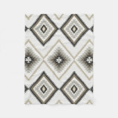 Couverture Polaire Aztèque beige (Devant)