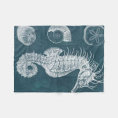 Couverture Polaire Azure Seahorse Study I (Devant (Horizontal))