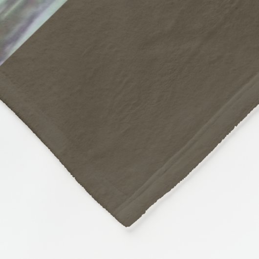 Couverture Polaire B15 Pélican blanc sur eau boueuse (Coin)