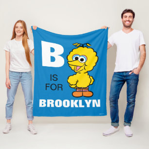 Couverture Polaire B est pour Big Bird   Ajouter Votre Nom