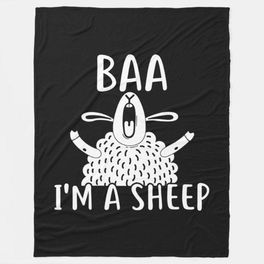 Couverture Polaire Baa | Sheep Owner Present (Devant)