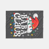Couverture Polaire Baba Claus Funny Xmas Christmas Grandma Holiday St (Devant (Horizontal))