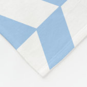 Couverture Polaire Baby Blue Herringbone (Coin)