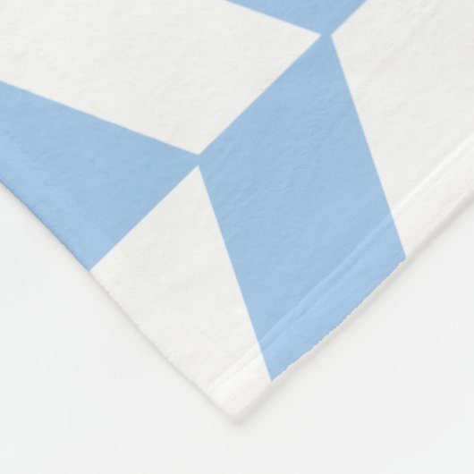 Couverture Polaire Baby Blue Herringbone (Coin)