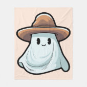 Couverture Polaire Baby Boo Cowboy Ghost Halloween Collection (Devant)