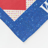 Couverture Polaire Baby Boy Alphabet Conception de surface composée (Coin)