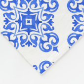 Couverture Polaire Baby Boy Blue White Nursery Coordonnée de la chamb (Coin)